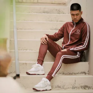 Dynasty Maroon Tracksuit Loungewear Set