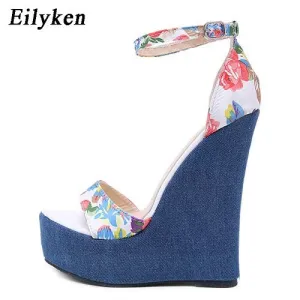 Eilyken Denim Sandals