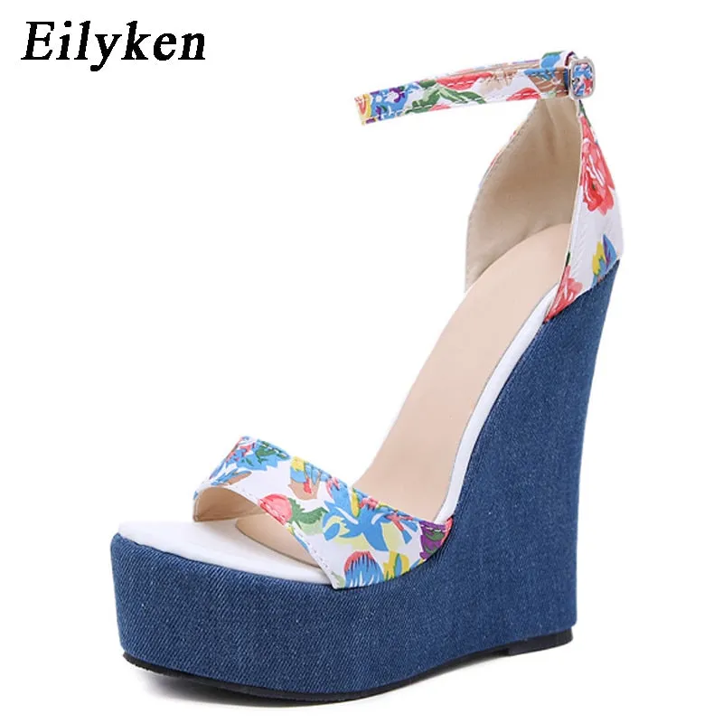 Eilyken Denim Sandals