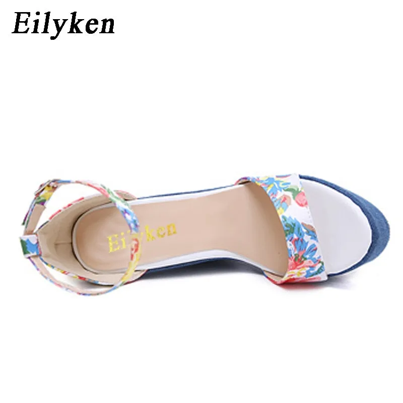 Eilyken Denim Sandals