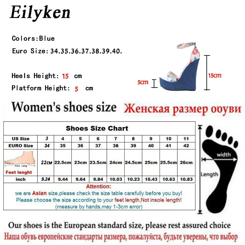 Eilyken Denim Sandals