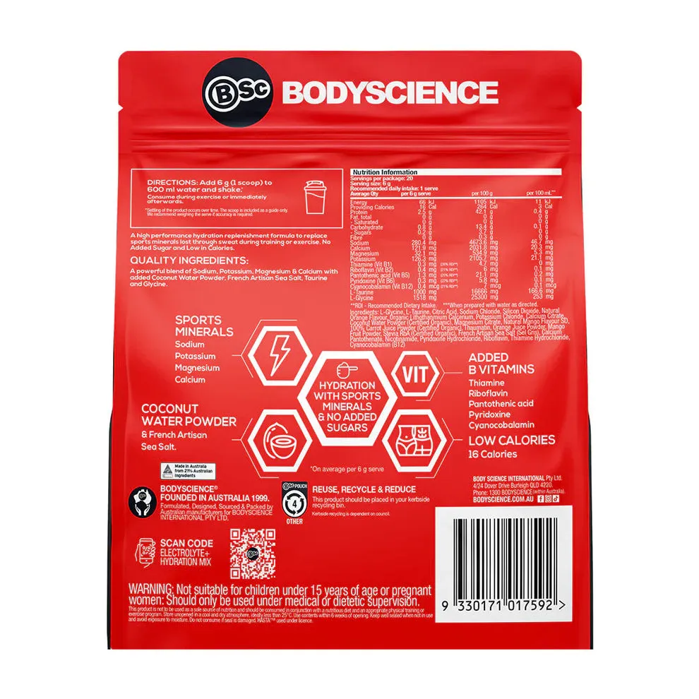 Electrolyte Plus Hydration Mix by Body Science