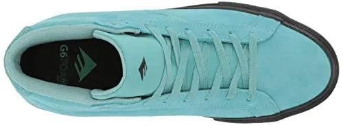Emerica Men's Omen Hi High Top Skate Shoe, Blue, 8