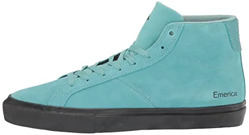 Emerica Men's Omen Hi High Top Skate Shoe, Blue, 8