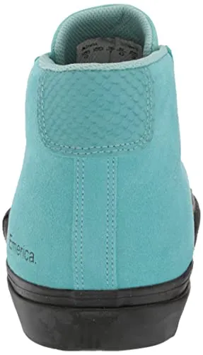 Emerica Men's Omen Hi High Top Skate Shoe, Blue, 8