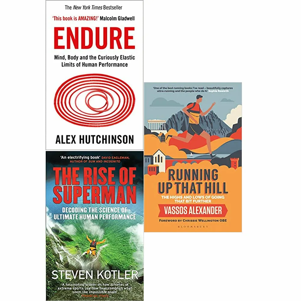 Endure: Mind, Body, The Rise of Superman, Running Up That Hill 3 Books Set
