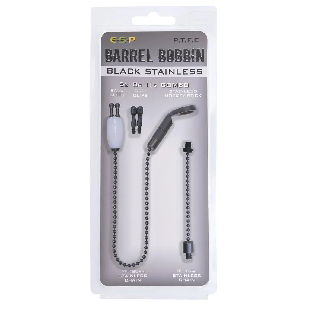 ESP White Barrel Bobbin with Black Stainless