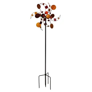 Evergreen Wind,Mystic Moon Wind Spinner,20x9.45x74.8 Inches