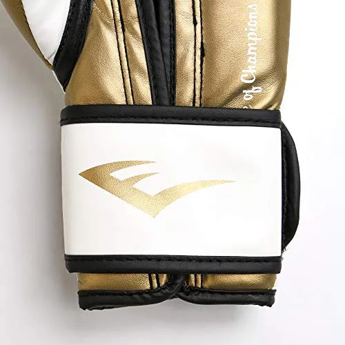 Everlast P00000722 Boxing Gloves (White/Gold)