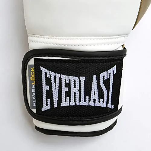 Everlast P00000722 Boxing Gloves (White/Gold)