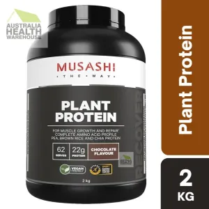[Expiry: 02/2026] Musashi Plant Protein Chocolate 2kg