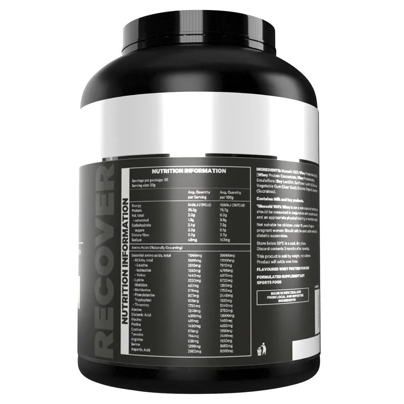 [Expiry: 04/2026]  Musashi 100% Whey Vanilla 2Kg
