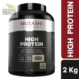 [Expiry: 07/2026] Musashi High Protein Vanilla 2kg