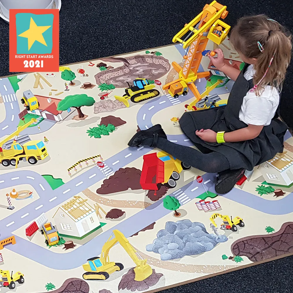 Extra Large Construction Play Mat (200 x 120cm)