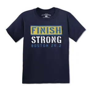 Finish Strong Boston 26.2 Youth T-Shirt
