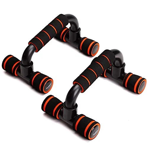 Fitness India Toning Tube Plastic Push Up Bar Tummy Twister AB Roller Full Body Exerciser Home Gym Exercise Equipment (Multicolour) - Combo of 4