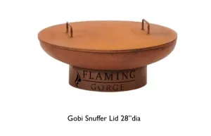 Flaming Gorge - Gobi Steel Fire Pit Snuffer Lid Accessory