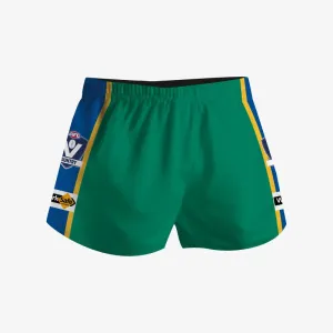 Footy Shorts - Green/Gold/Royal