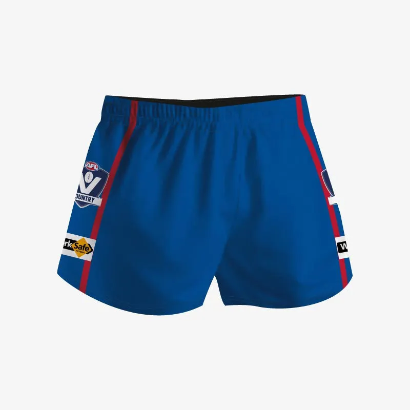 Footy Shorts - Royal/Red/Royal