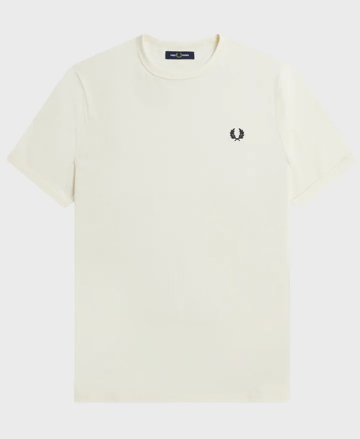 Fred Perry M3519 Ringer T-shirt 170 Ecru