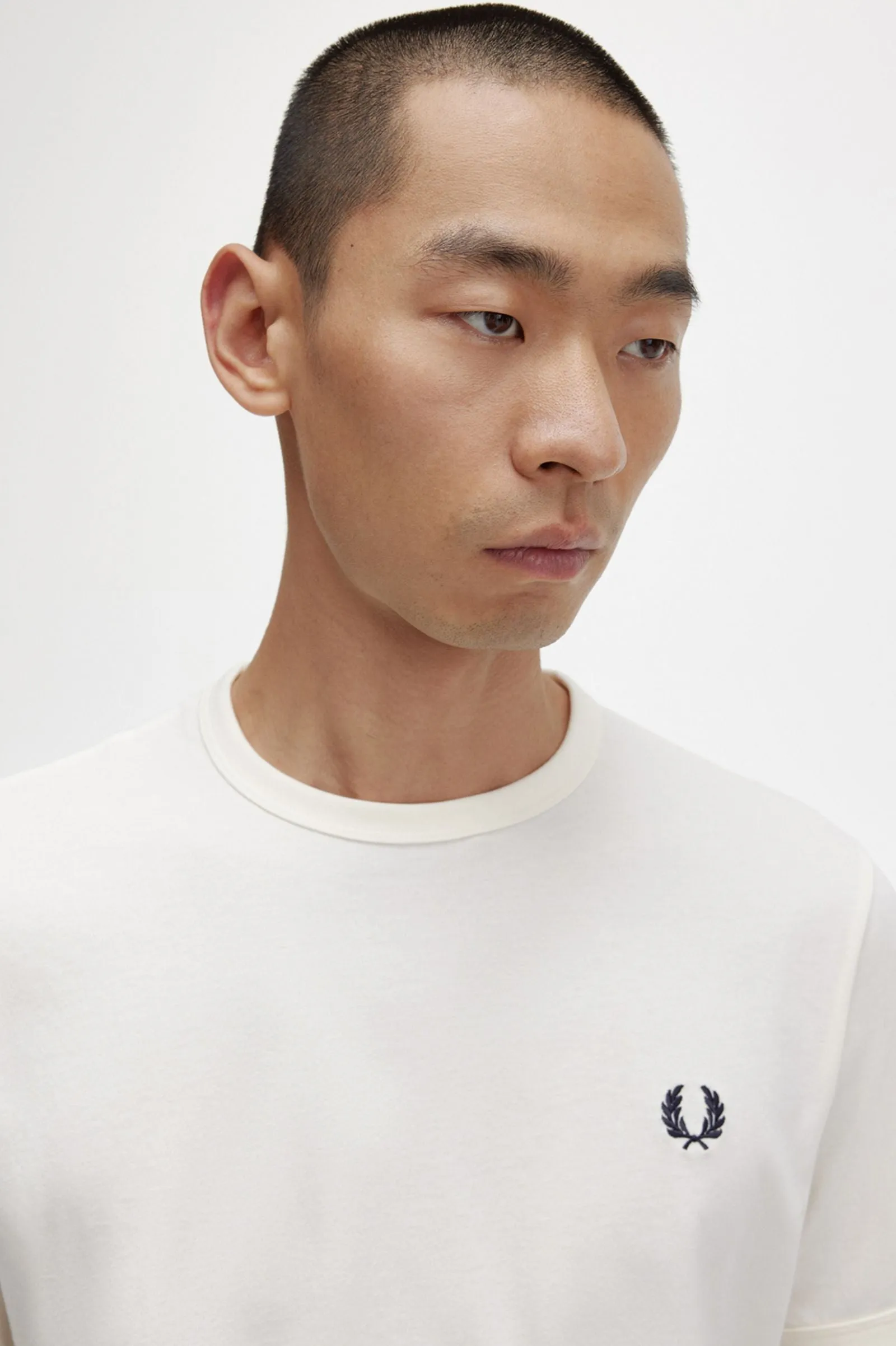 Fred Perry M3519 Ringer T-shirt 170 Ecru