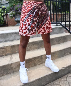 FREDDY K MESH BASKETBALL TRUNK DRAWSTRING SHORTS