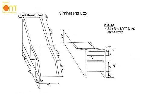 Friends Of Meditation Iyengar Yoga Heart Bench