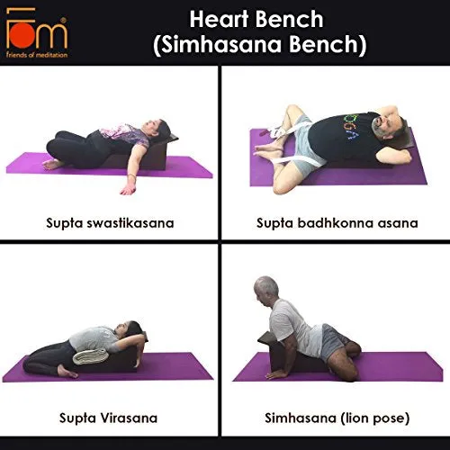 Friends Of Meditation Iyengar Yoga Heart Bench