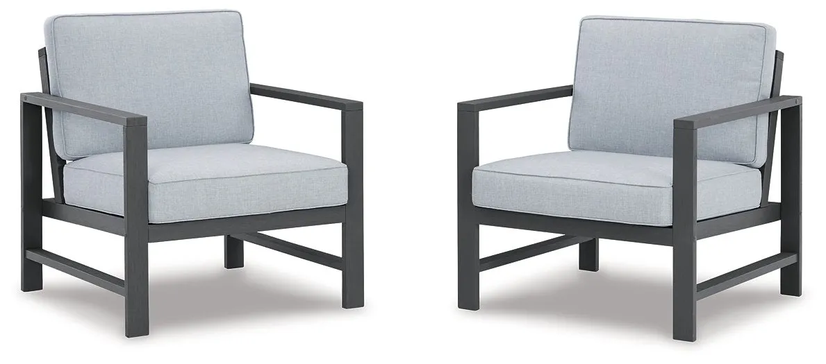 Fynnegan Lounge Chair with Cushion (Set of 2)