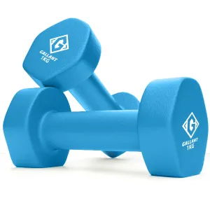 Gallant HEX Neoprene Dumbbells Hand Weights Pair - Dumbbell Weights Neoprene