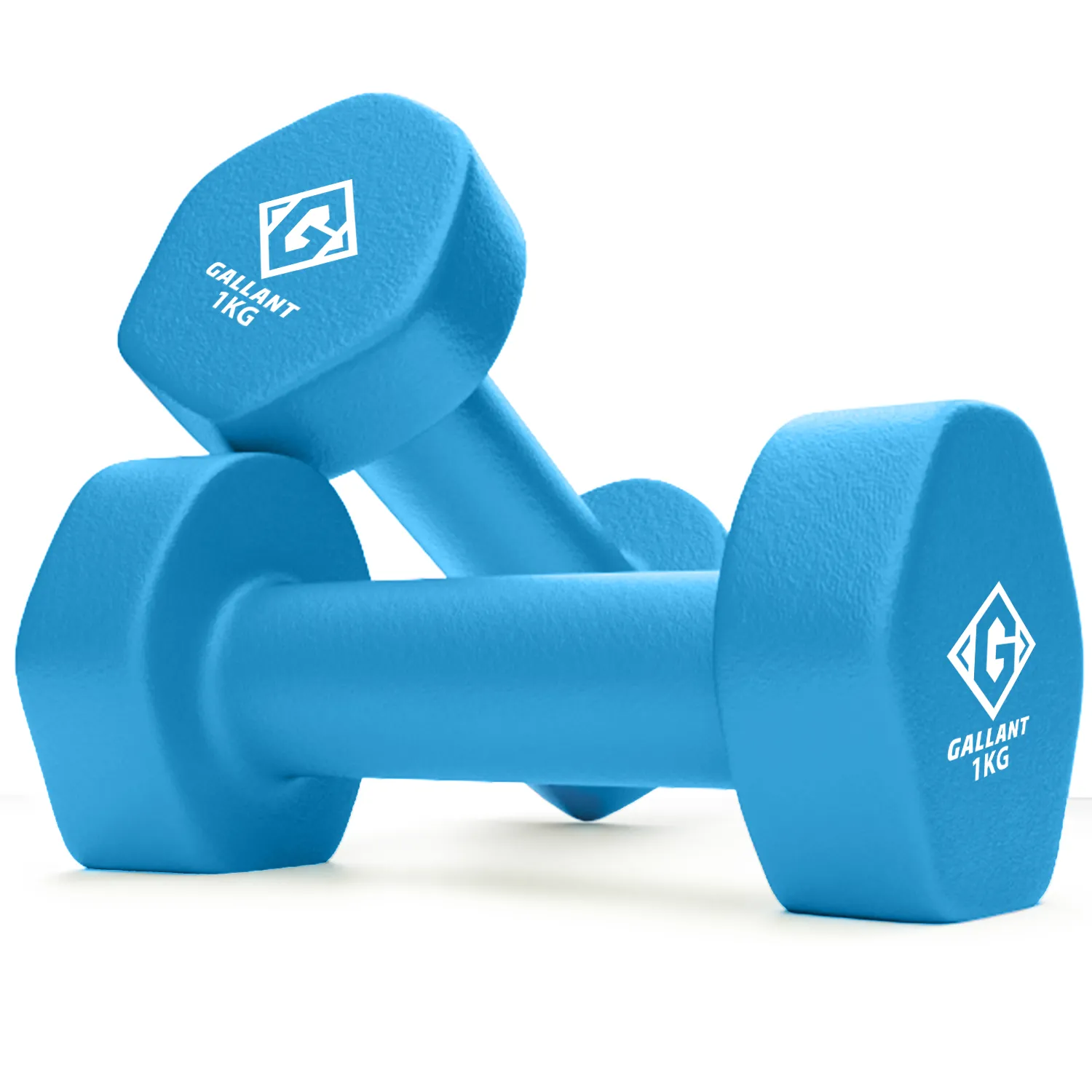 Gallant HEX Neoprene Dumbbells Hand Weights Pair - Dumbbell Weights Neoprene