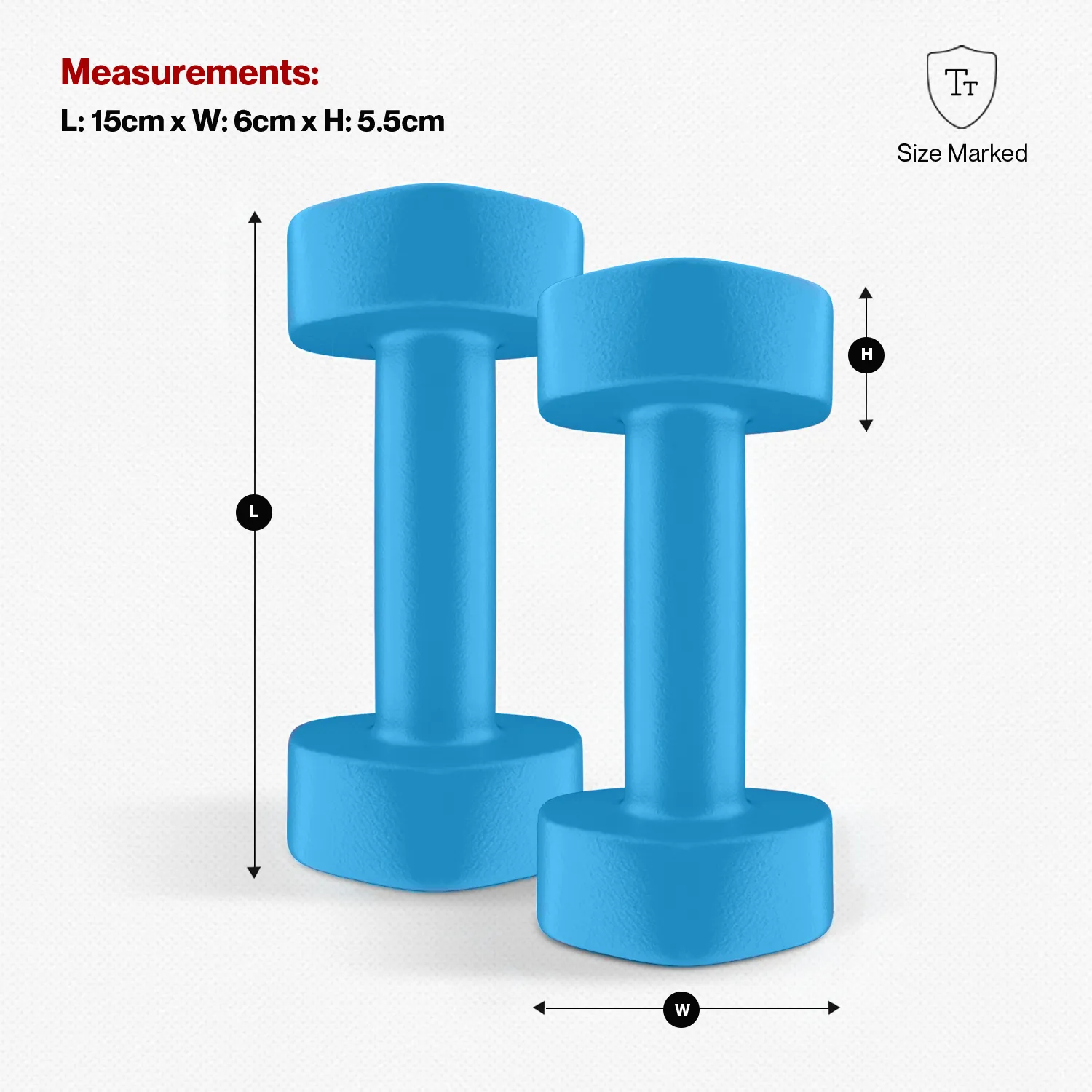Gallant HEX Neoprene Dumbbells Hand Weights Pair - Dumbbell Weights Neoprene