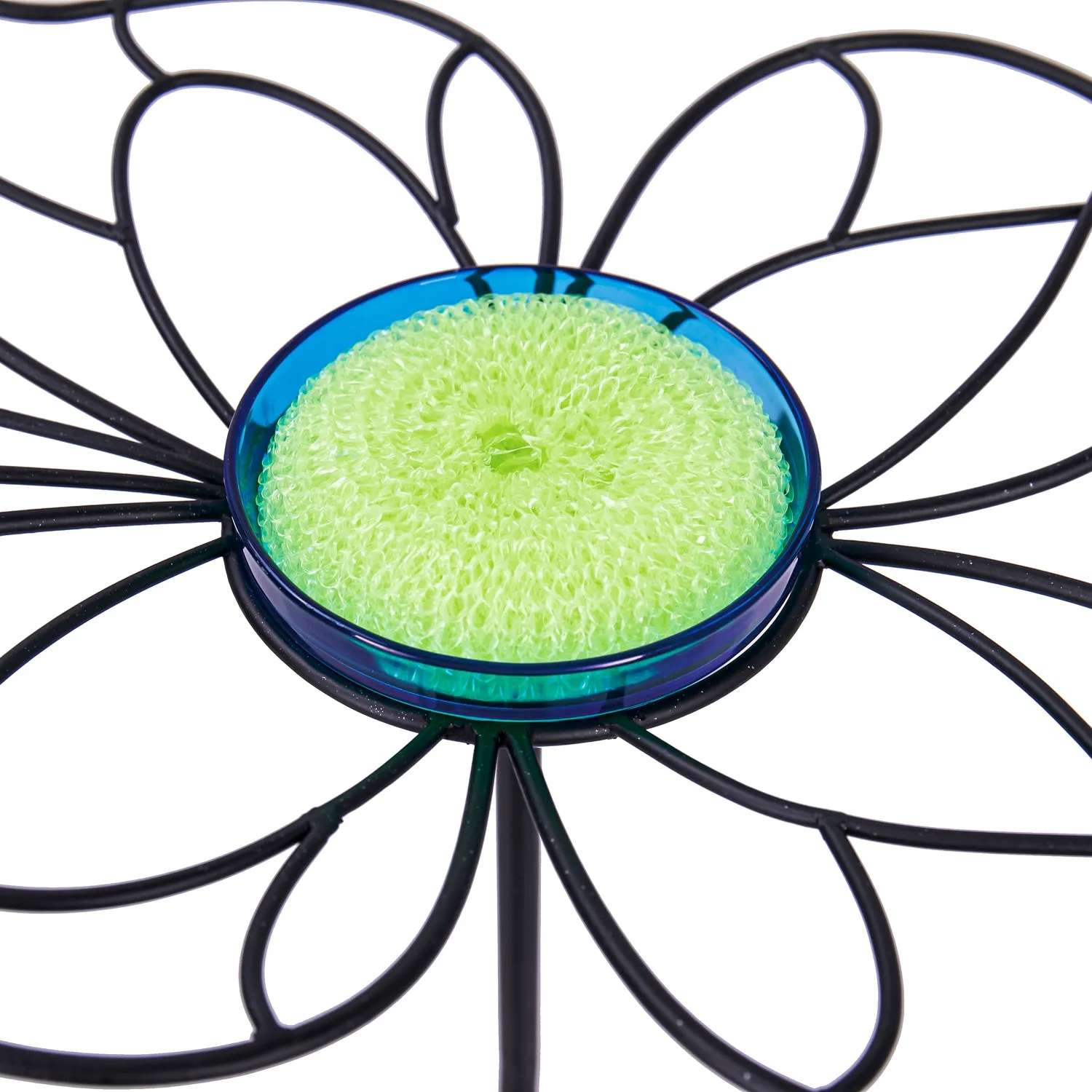 Garden Stake Butterfly Feeder, Blue,47m3864