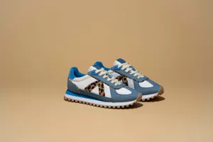 GATE DENIM/LEOPARD PONY-HAIR/TAN