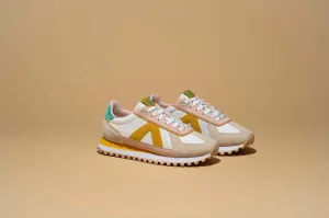 GATE TAN/GREEN/PINK/YELLOW