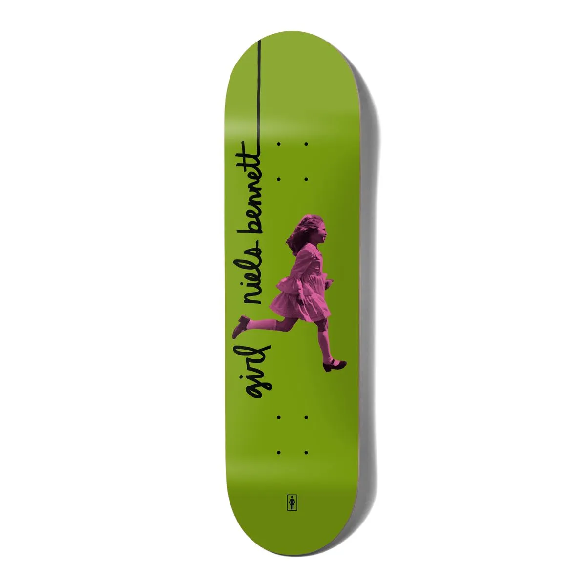 Girl Schoolyard Niels Bennett Skateboard Deck - 8.25"