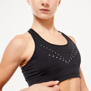 Girls' Gymnastics Sports Bra 500