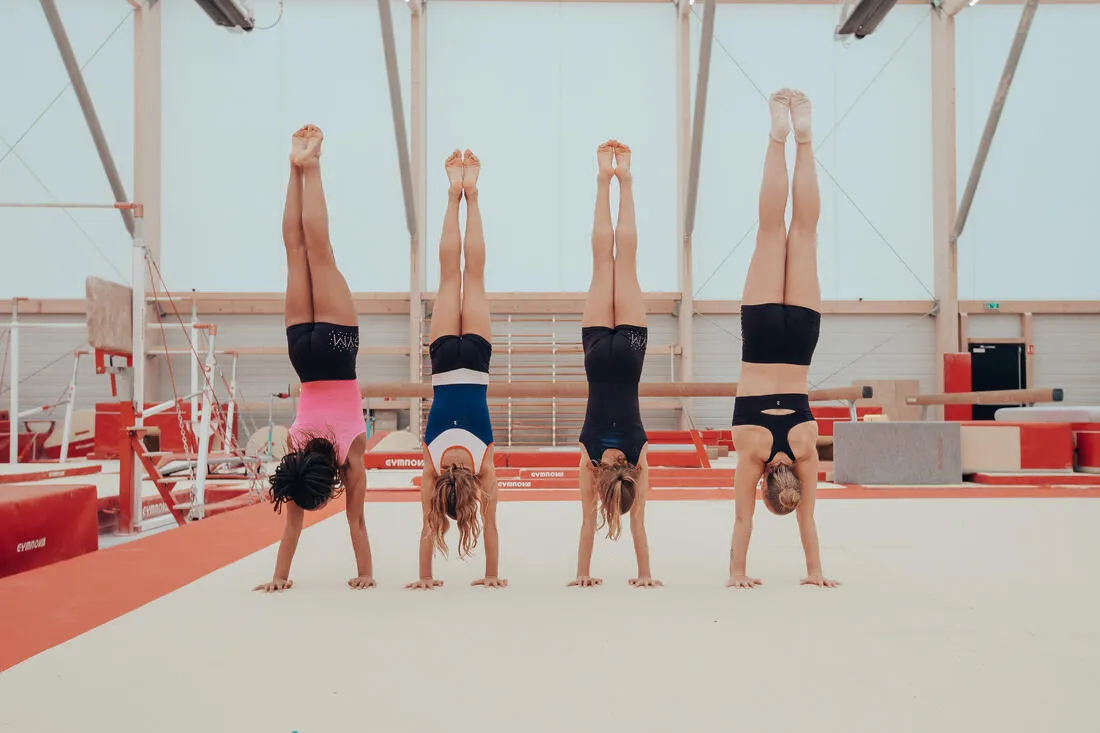 Girls' Gymnastics Sports Bra 500