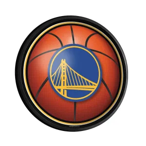 Golden State Warriors: Basketball - Round Slimline Lighted Wall Sign
