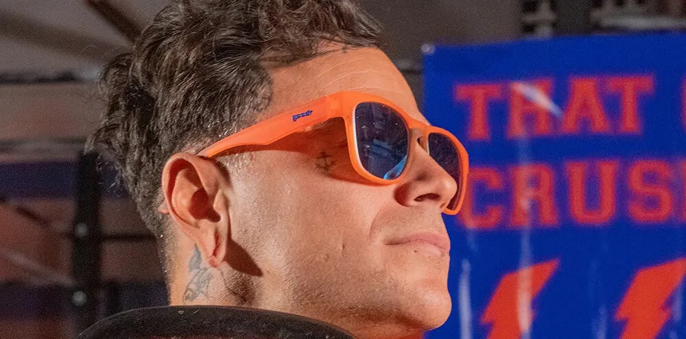 Goodr BFG sunglasses- That Orange Crush Rush