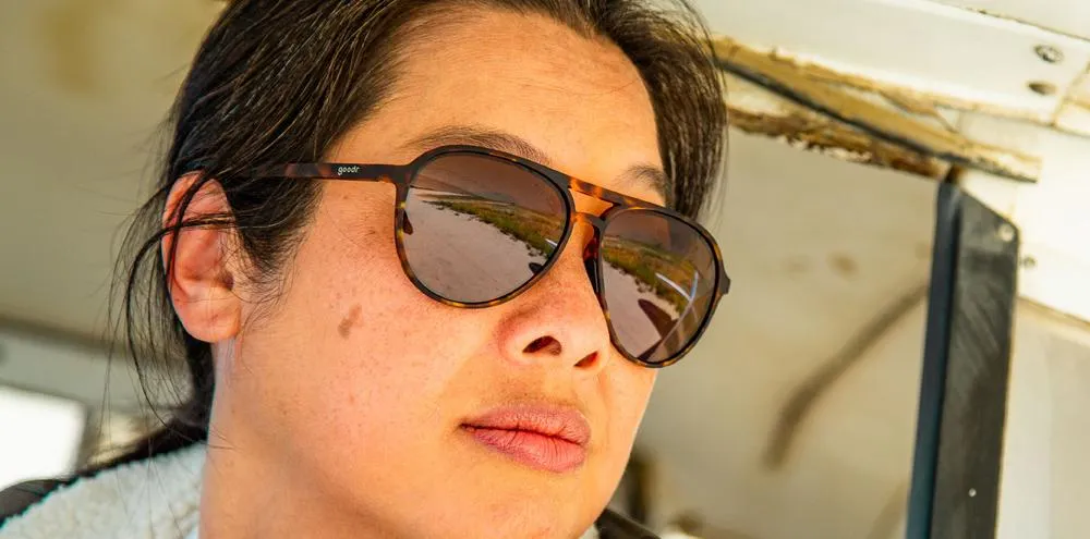 Goodr Mach G sunglasses- Amelia Earhart Ghosted Me