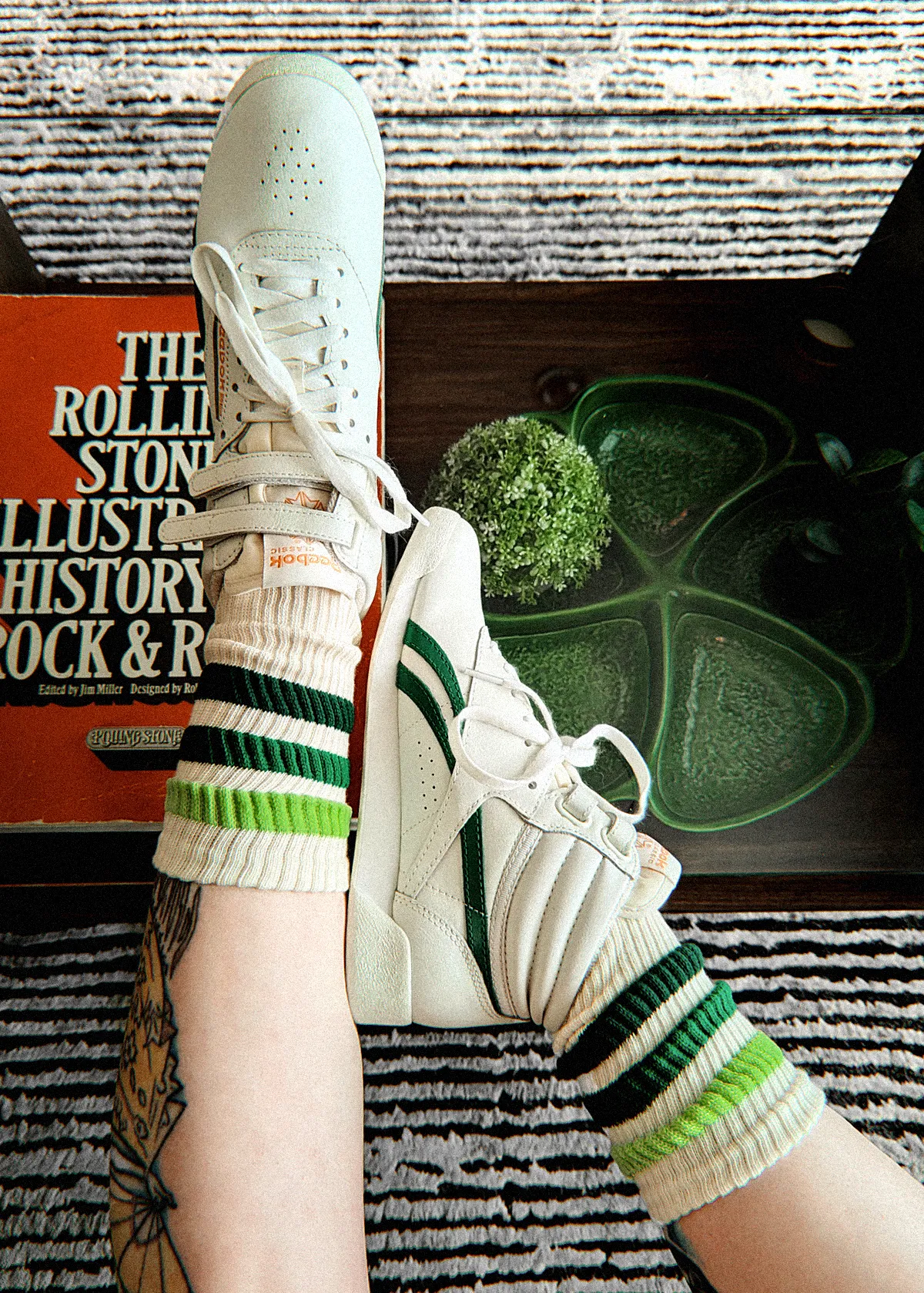 Greg Retro Gym Crew Socks