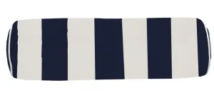 Halo Indigo X-Stripe - Outdoor Pillow