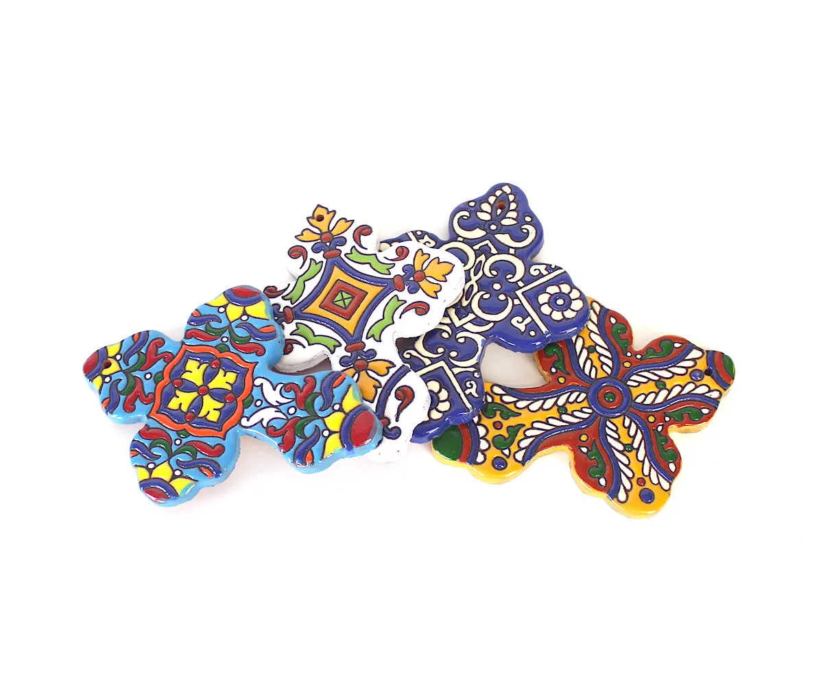 Hand Painted Ceramic Crosses