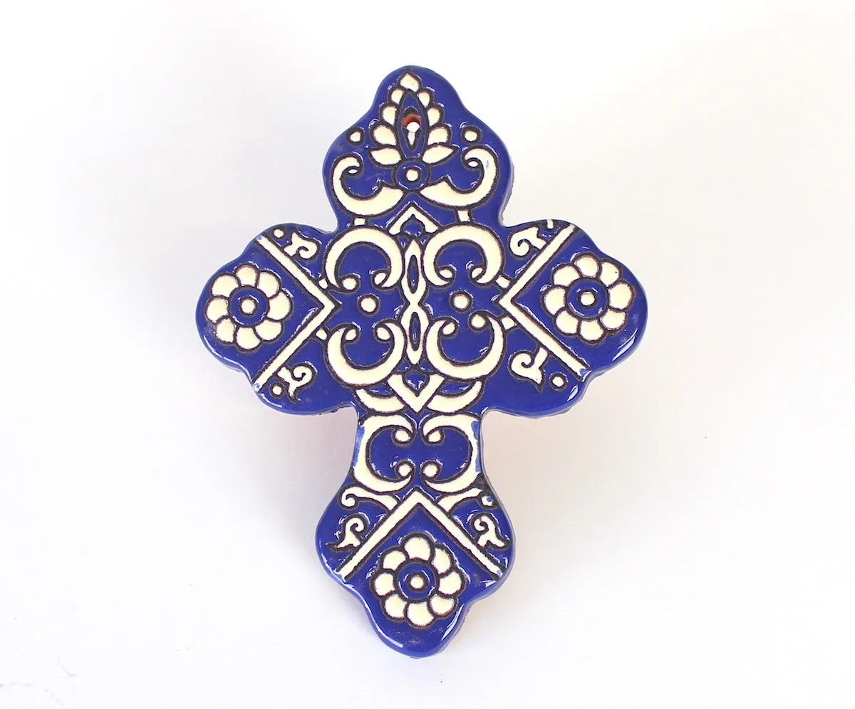 Hand Painted Ceramic Crosses