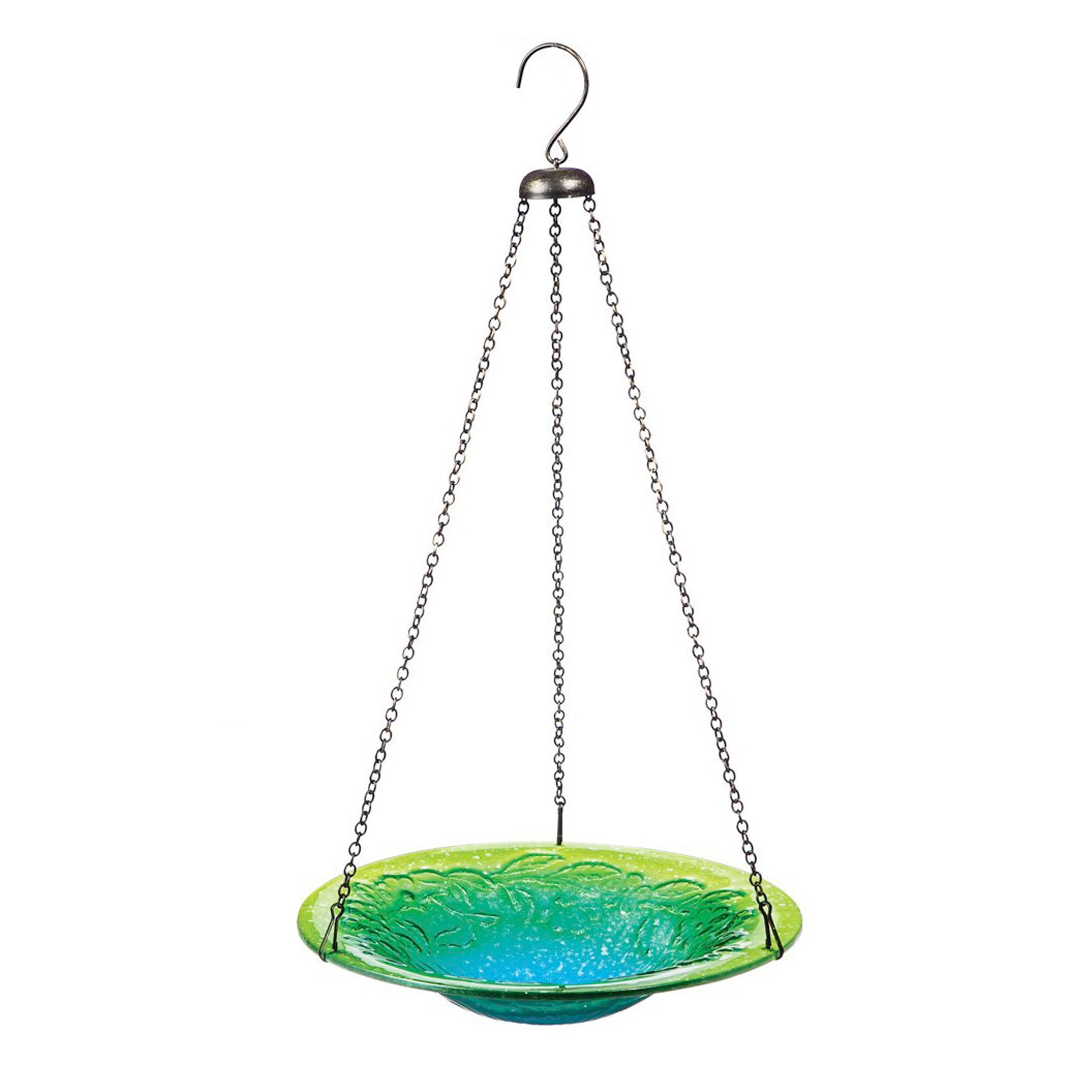 Hanging Colors of the Sea Glass Birdbath,2bf663