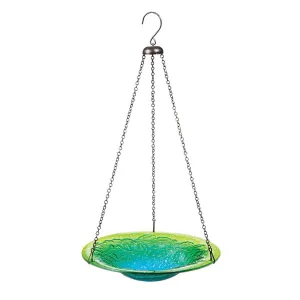 Hanging Colors of the Sea Glass Birdbath,2bf663