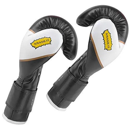 Hawk Sports Kids Boxing Gloves for Kids Children Youth Punching Bag Kickboxing Muay Thai Mitts MMA Training Sparring Gloves (Black, 6 oz)
