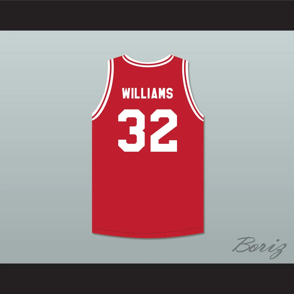 Herb Williams 32 Push Excel Pro Basketball Classic Red Basketball Jersey 1988 Charity Event