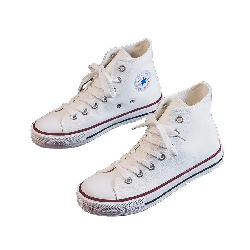 High-Top Canvas Sneakers
